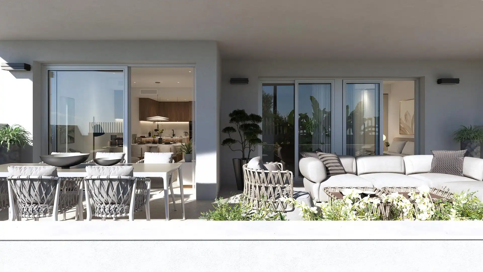 Terraza de Apartamento en venta en Pilar de la Horadada con Piscina comunitaria