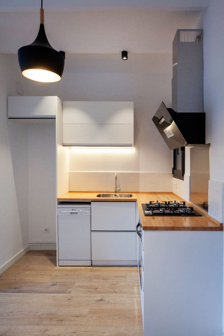 Cuina de Pis en venda en  Barcelona Capital amb Aire condicionat, Calefacció i Parquet