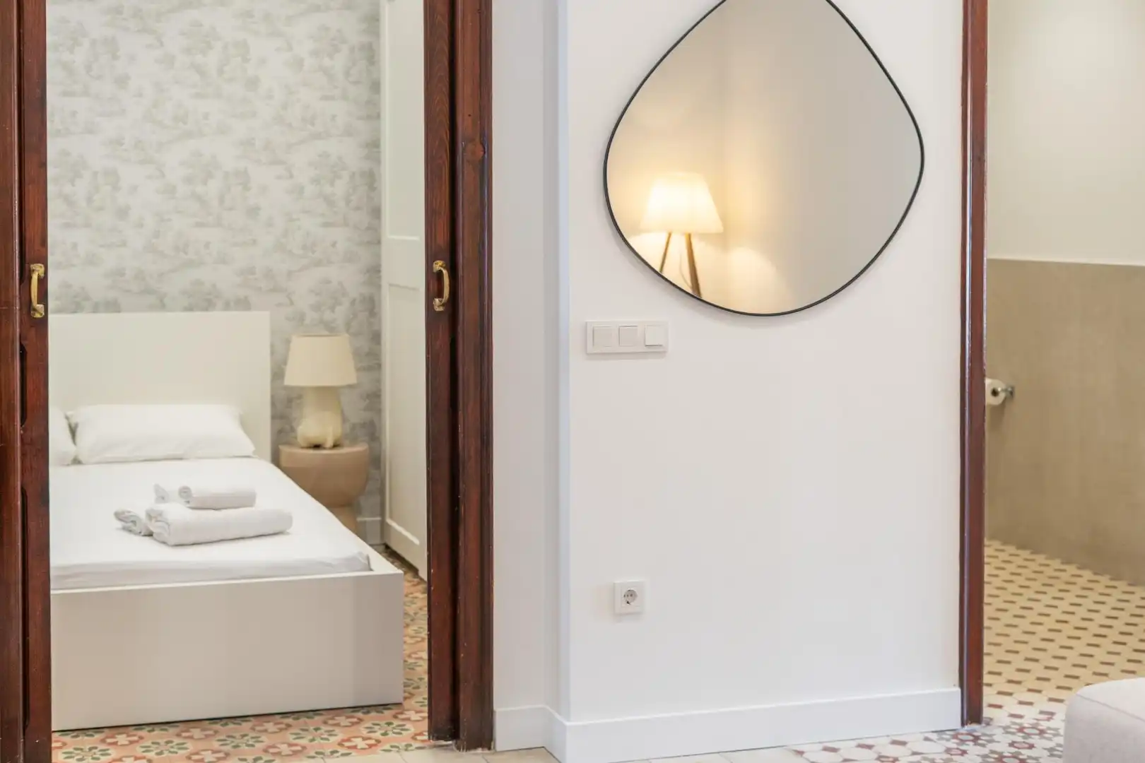 Bedroom of Flat for rent in Poblats Marítims