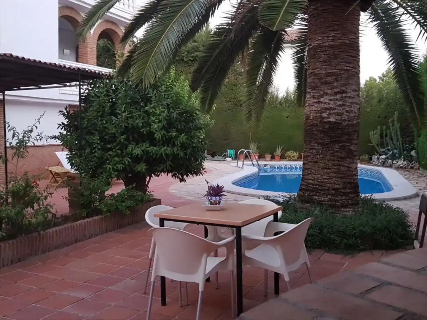 Terrassa de Casa o xalet en venda en Loja amb Jardí privat, Piscina i Moblat
