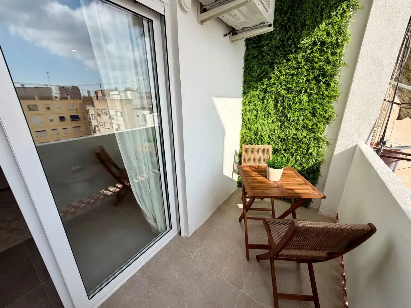 Balcony of Flat for sale in Valencia  with Air Conditioner, Furnished and Balcony