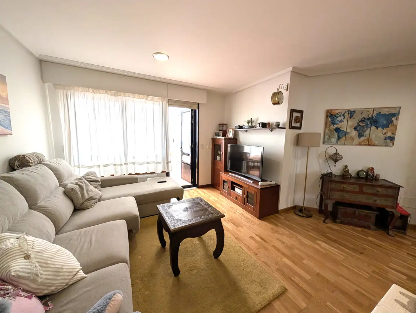 Sala de estar de Piso en venta en Narón con Amueblado