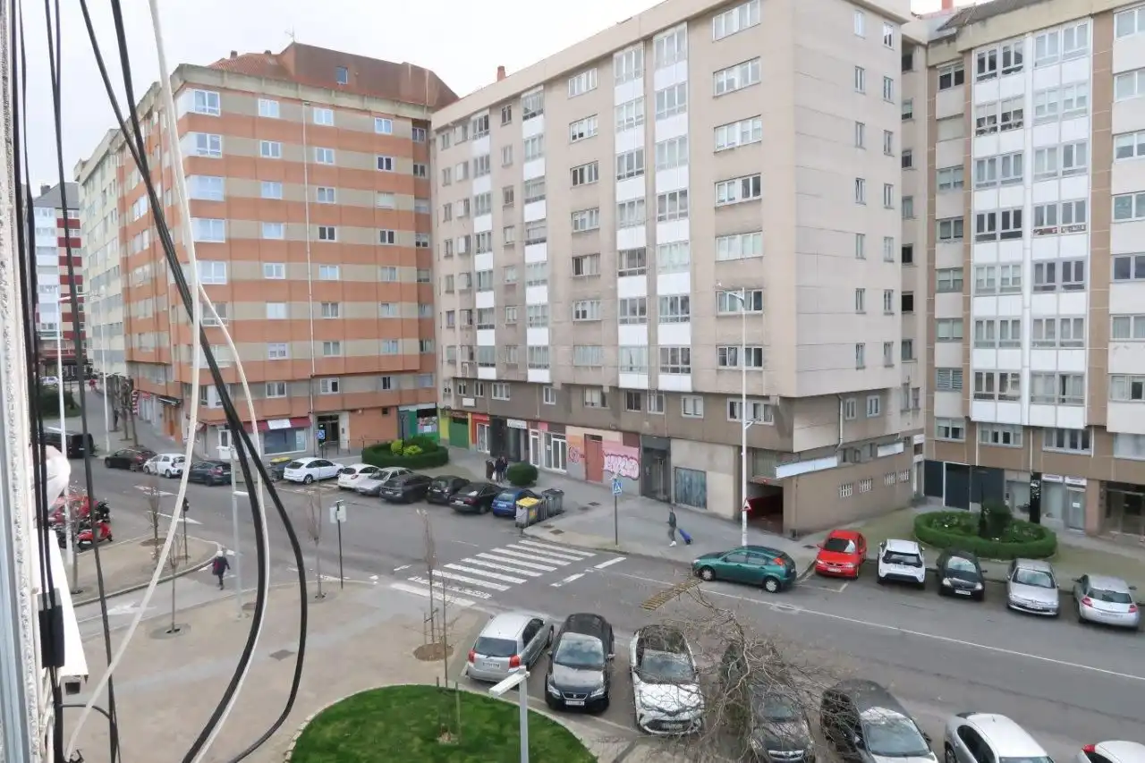 Exterior view of Flat for sale in A Coruña Capital   with Heating and Parquet flooring