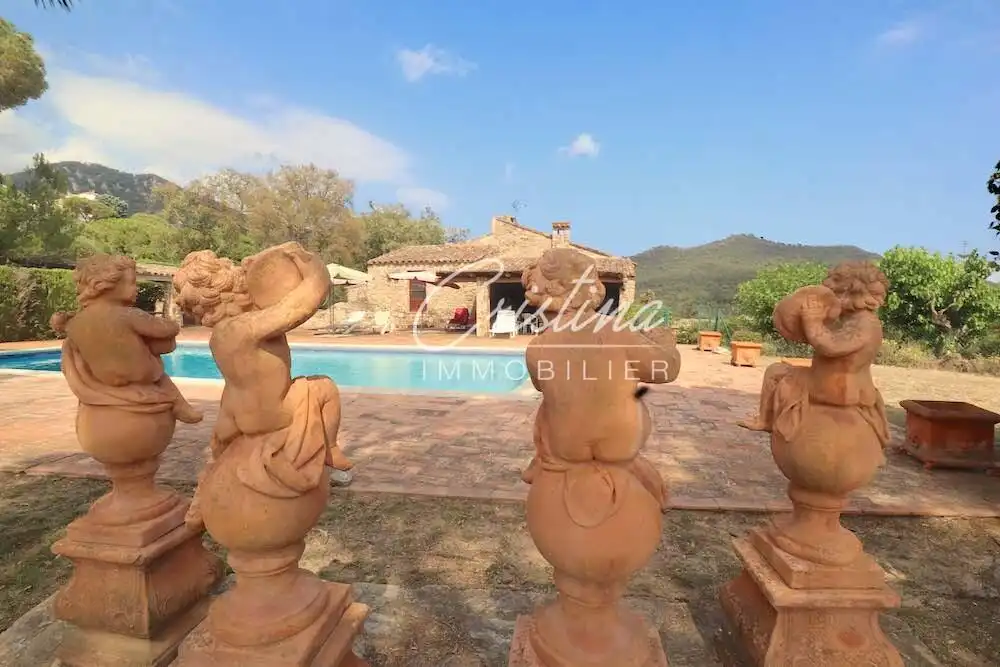 Außenansicht von Country house zum Verkauf in Santa Cristina d'Aro mit Heizung, Privatgarten und Schwimmbad
