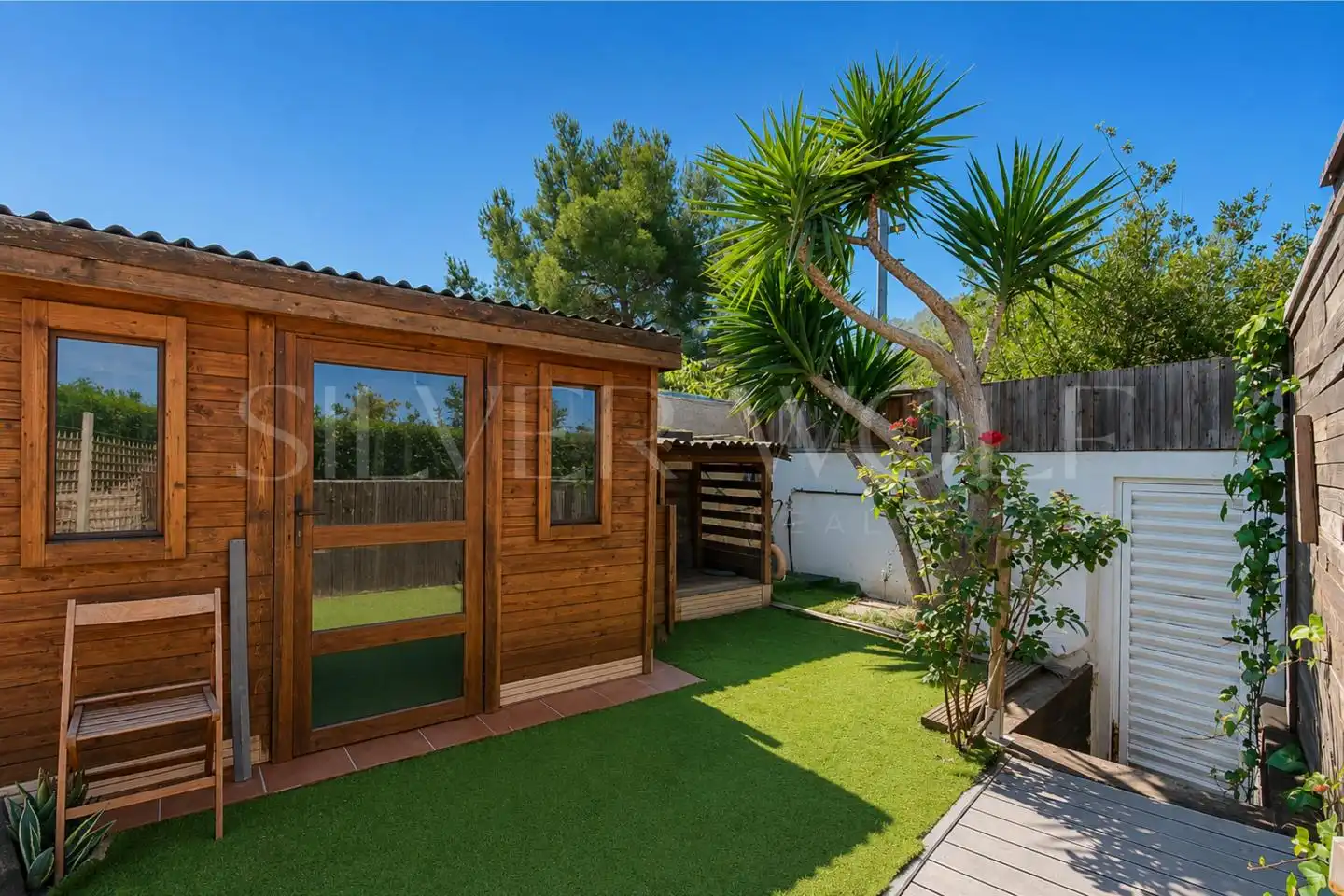 Jardí de Casa o xalet en venda en Sant Pere de Ribes amb Aire condicionat, Jardí privat i Traster