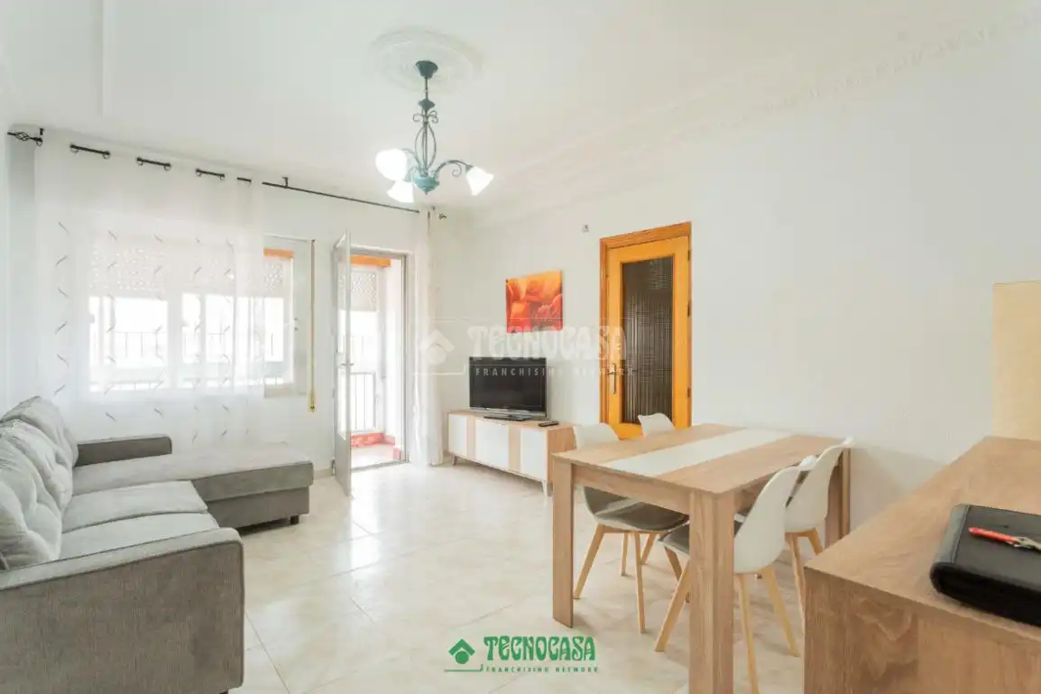 Living room of Flat for sale in Roquetas de Mar  with Terrace