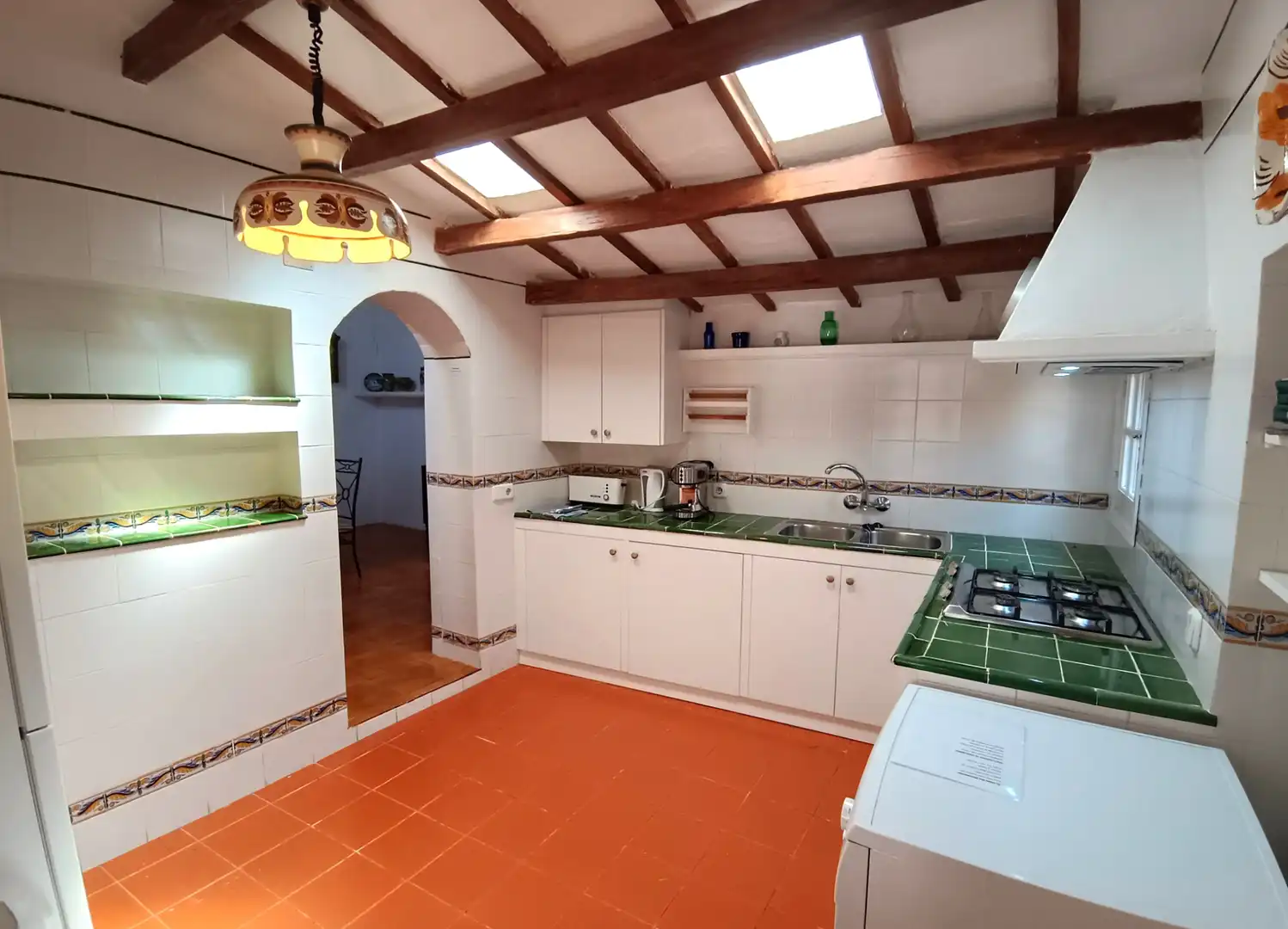 Cocina de Finca rústica en venta en Es Castell con Aire acondicionado, Calefacción y Jardín privado