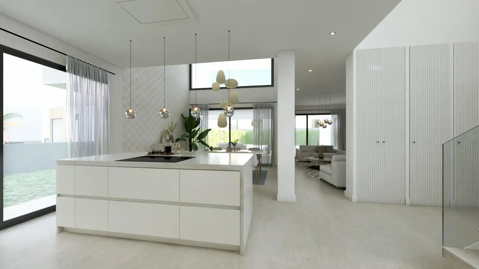 Cocina de Casa o chalet en venta en Manilva con Aire acondicionado, Terraza y Piscina