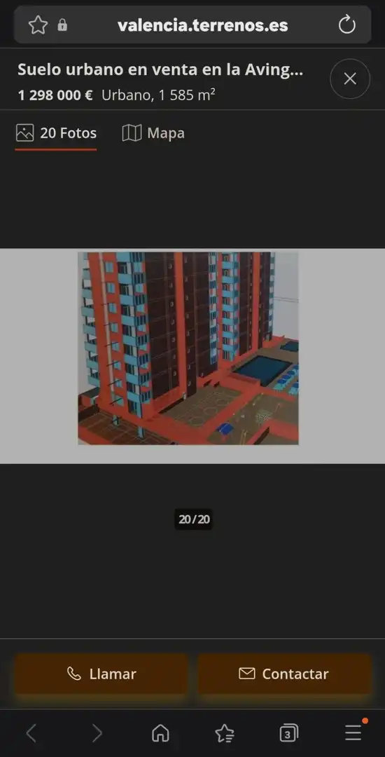 Residential land for sale in Piles, imagen 2
