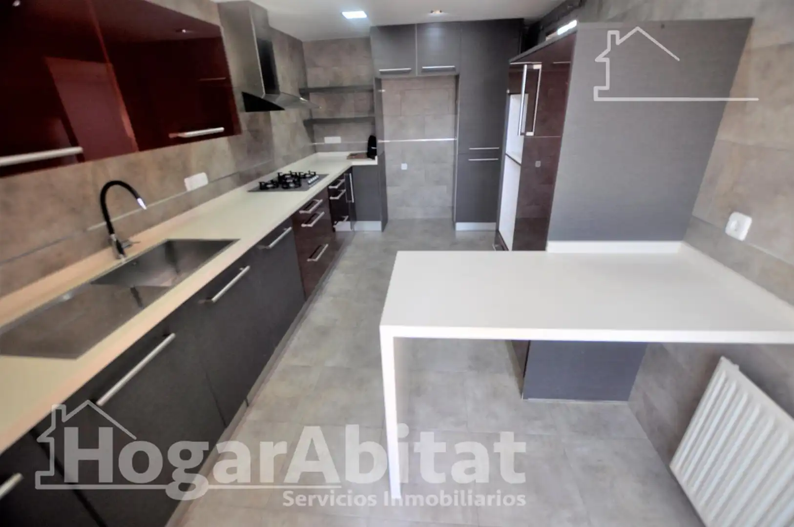 Cocina de Ático en venta en El Puig de Santa Maria con Aire acondicionado, Calefacción y Parquet