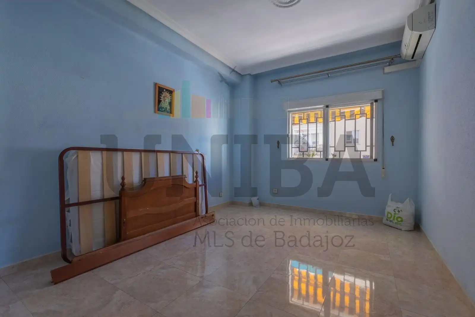 Schlafzimmer von Wohnung zum Verkauf in Badajoz mit Klimaanlage, Privatgarten und Terrasse