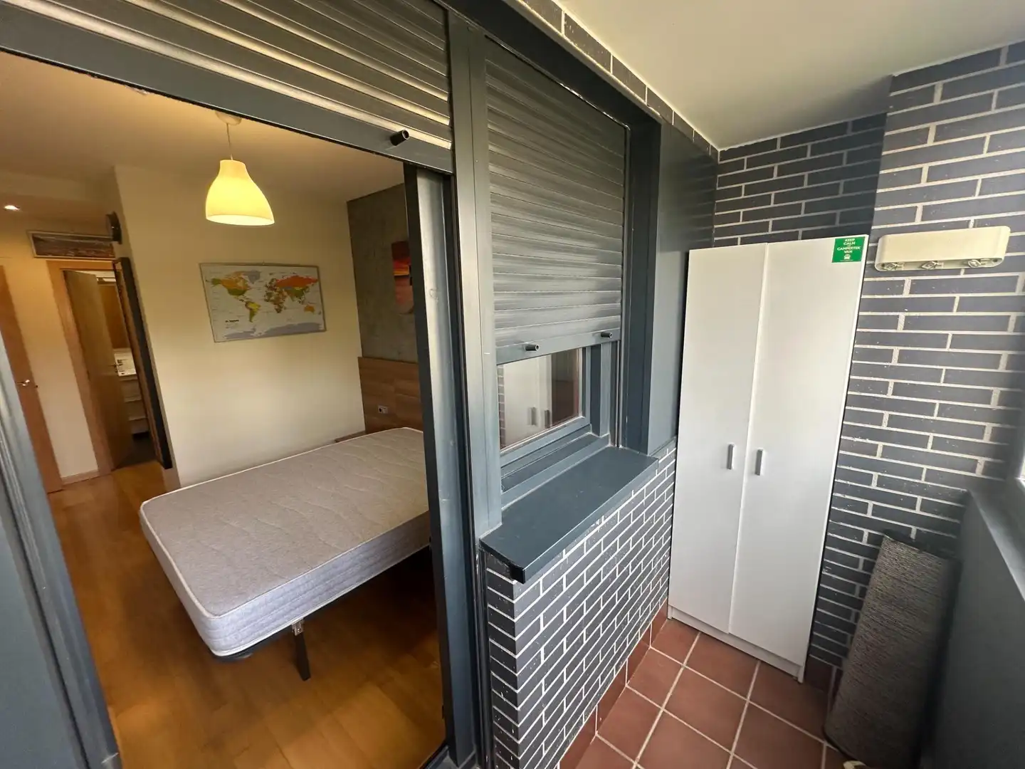 Bedroom of Flat for rent in Burgos  with Heating, Storage room and Furnished