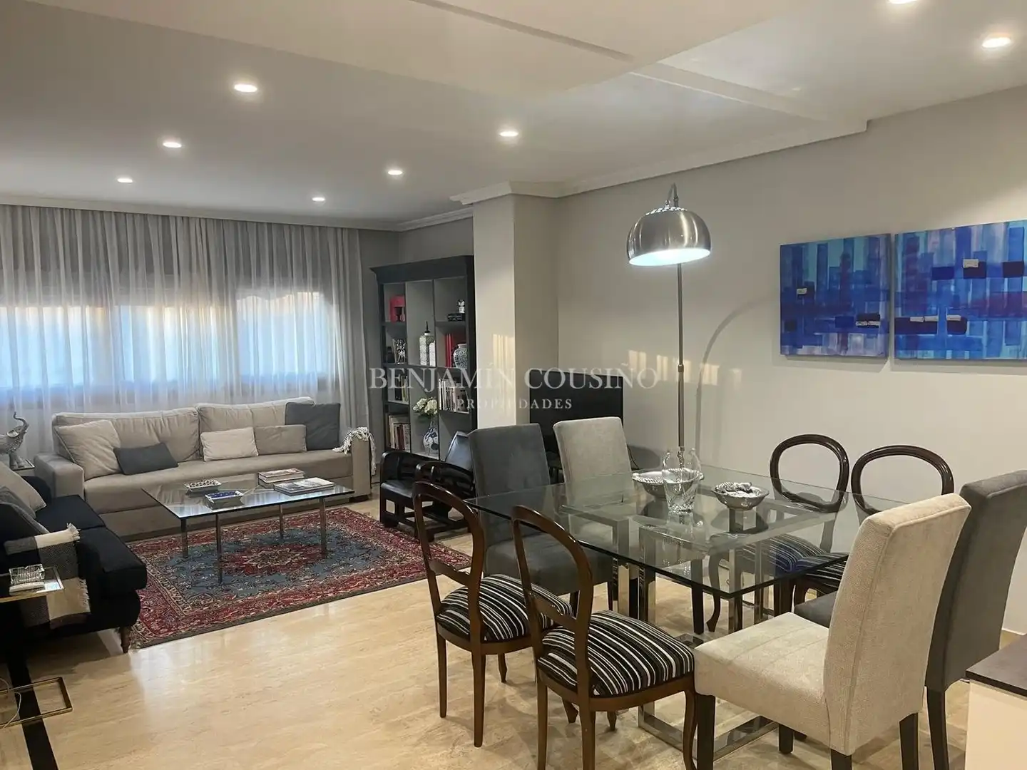 Sala de estar de Piso de alquiler en Madrid con Amueblado