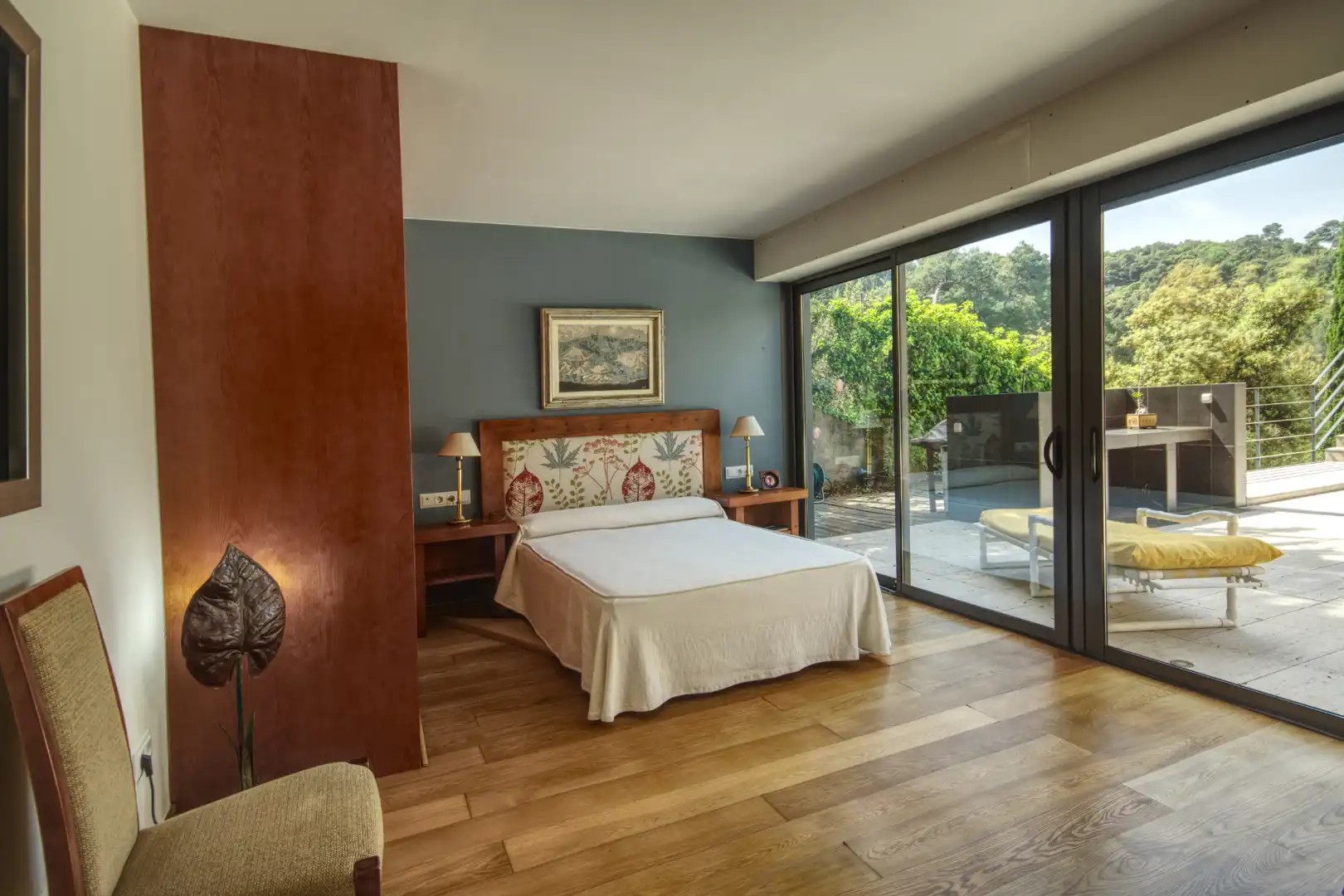 Schlafzimmer von Haus oder Chalet zum Verkauf in Sant Cugat del Vallès mit Klimaanlage, Heizung und Privatgarten