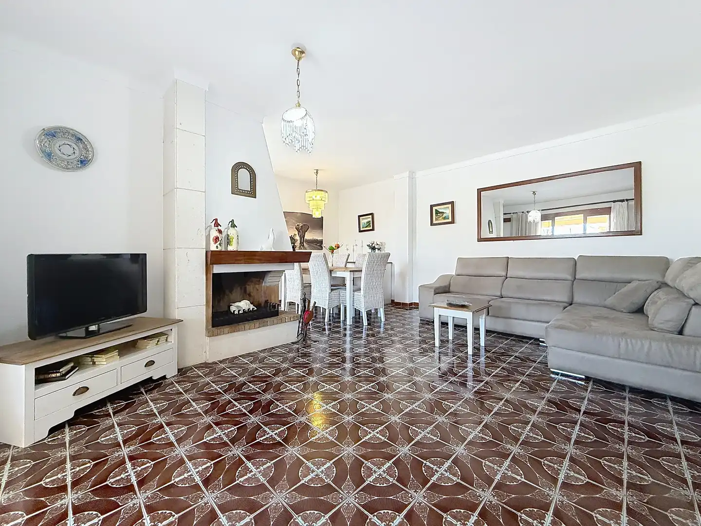Sala de estar de Casa o chalet en venta en Alcúdia con Terraza
