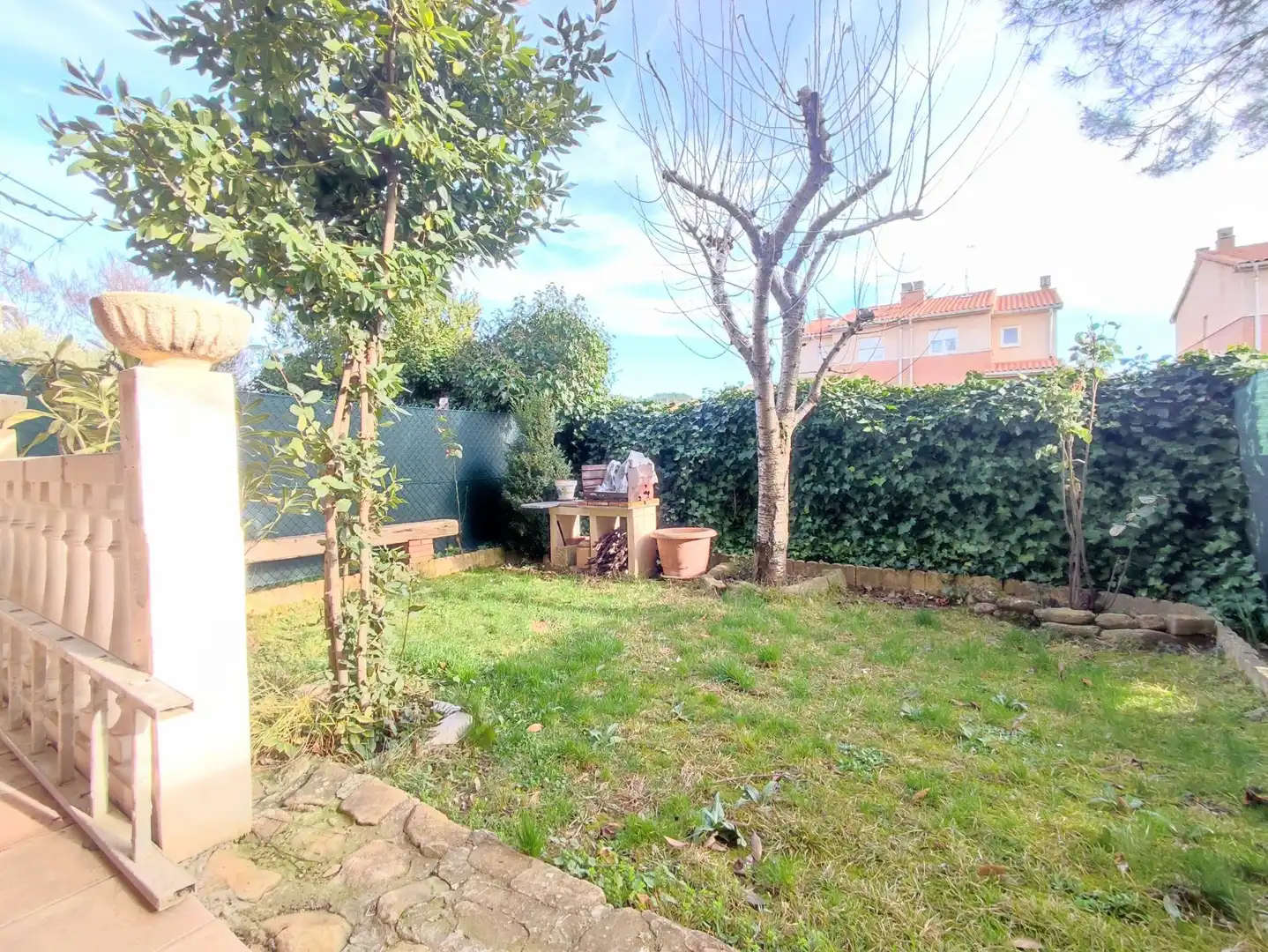 Jardín de Casa adosada en venta en Aoiz / Agoitz con Aire acondicionado, Calefacción y Terraza