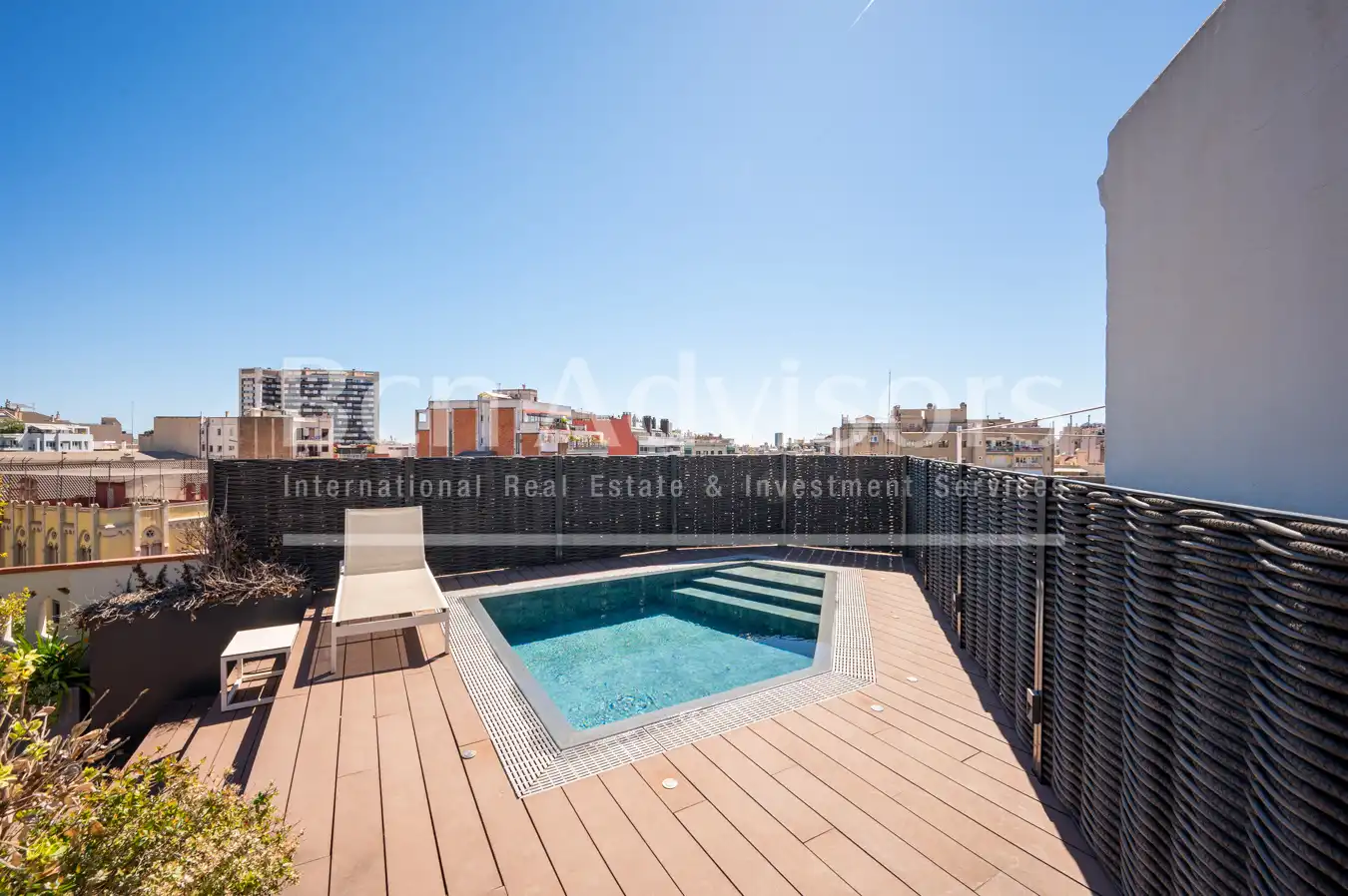 Piscina de Àtic en venda en Barcelona amb Aire condicionat, Calefacció i Parquet