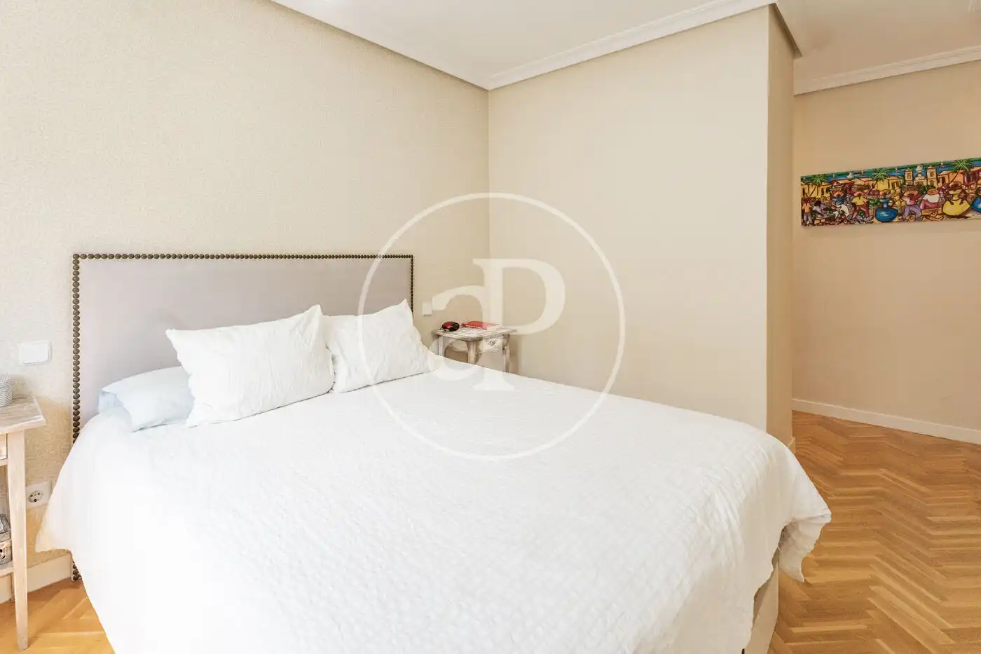 Schlafzimmer von Wohnung zum Verkauf in Pozuelo de Alarcón mit Klimaanlage, Heizung und Privatgarten