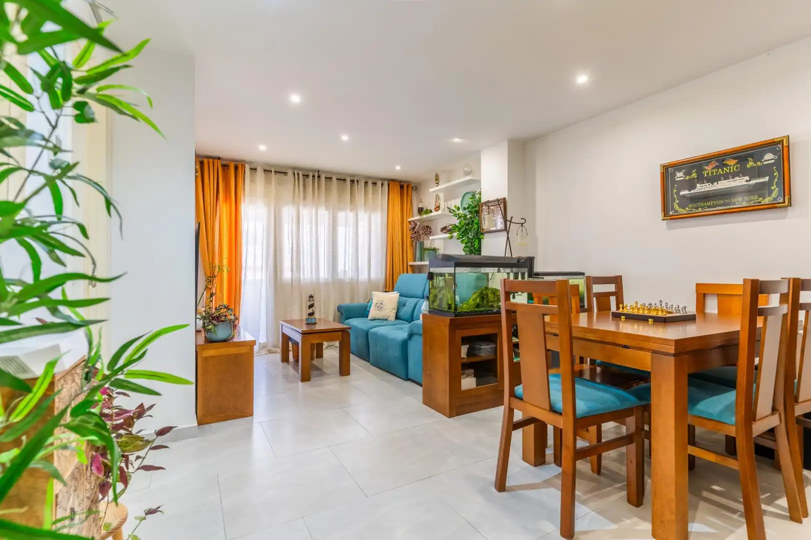 Wohnzimmer von Wohnung zum Verkauf in San Fernando mit Klimaanlage, Heizung und Terrasse