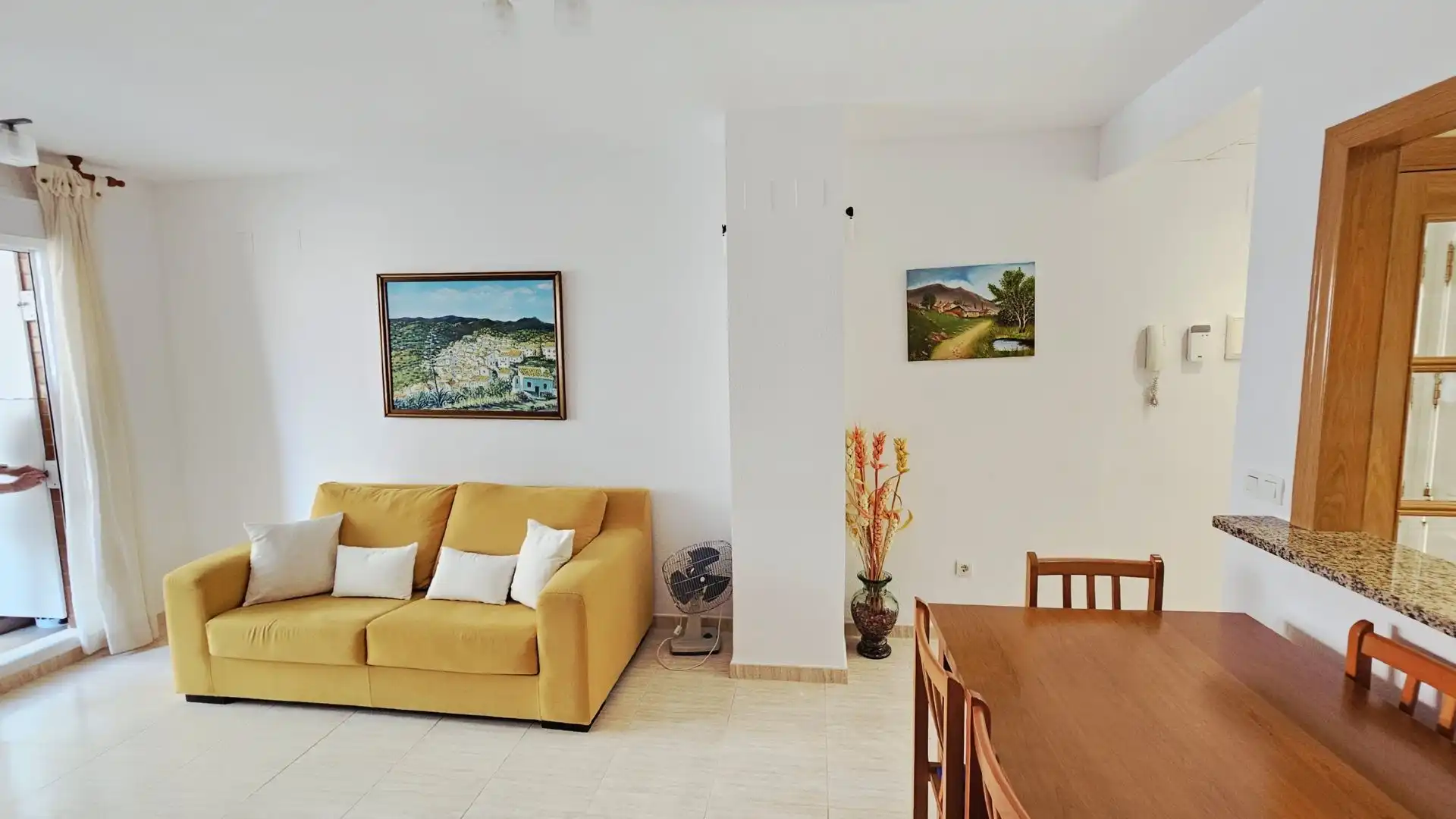 Sala de estar de Apartamento en venta en Oropesa del Mar / Orpesa con Aire acondicionado, Calefacción y Terraza