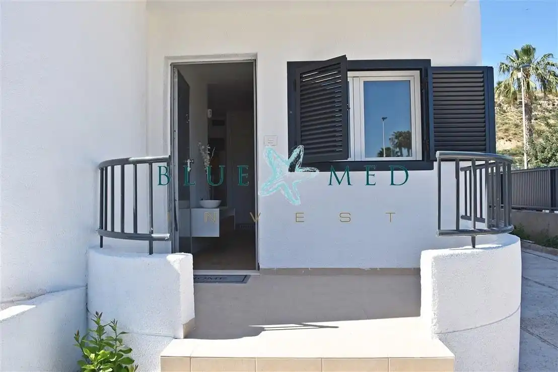 Terraza de Apartamento en venta en Mazarrón con Jardín privado, Terraza y Piscina comunitaria