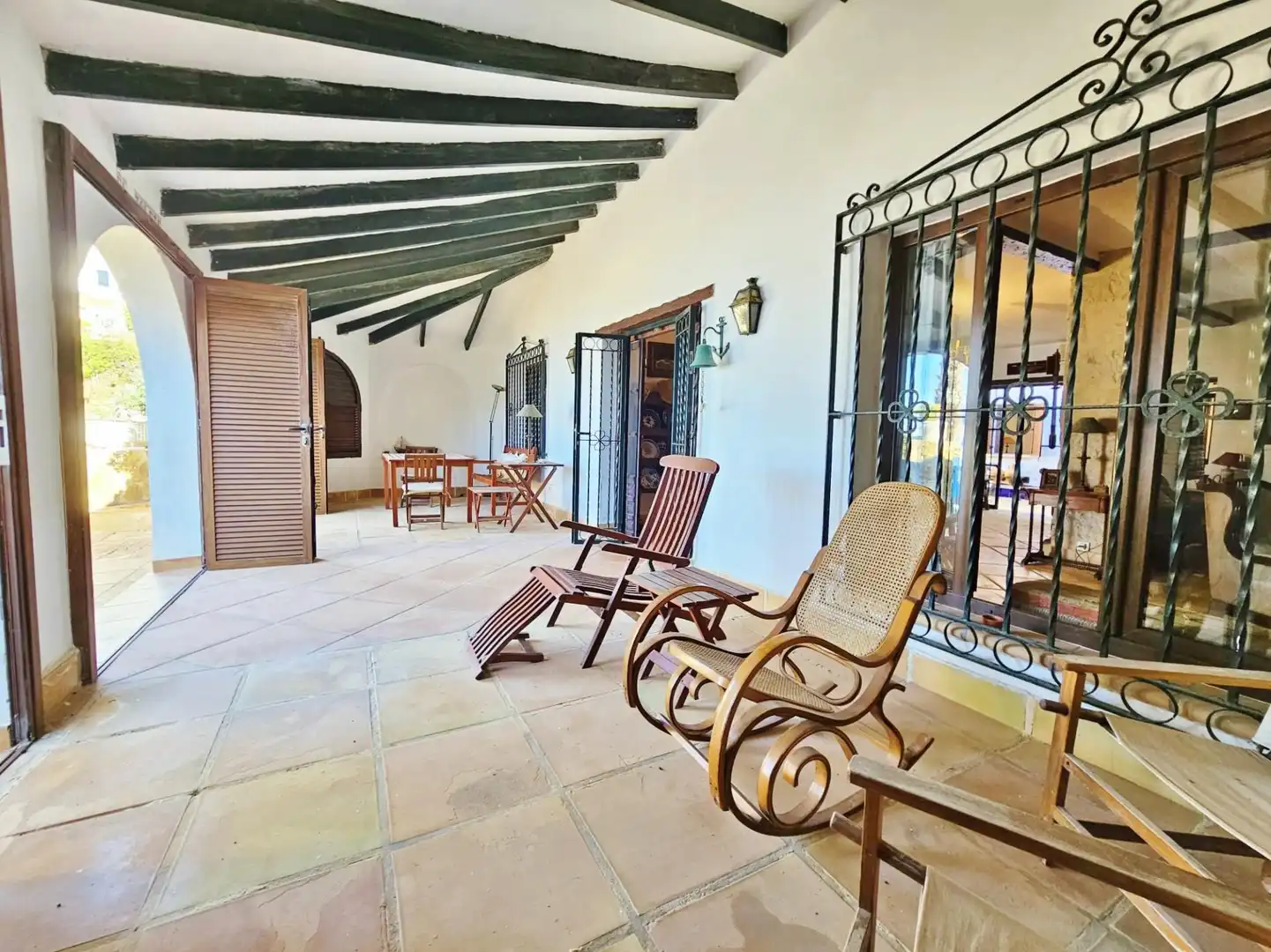 Terraza de Casa o chalet en venta en Moraira con Aire acondicionado, Calefacción y Jardín privado