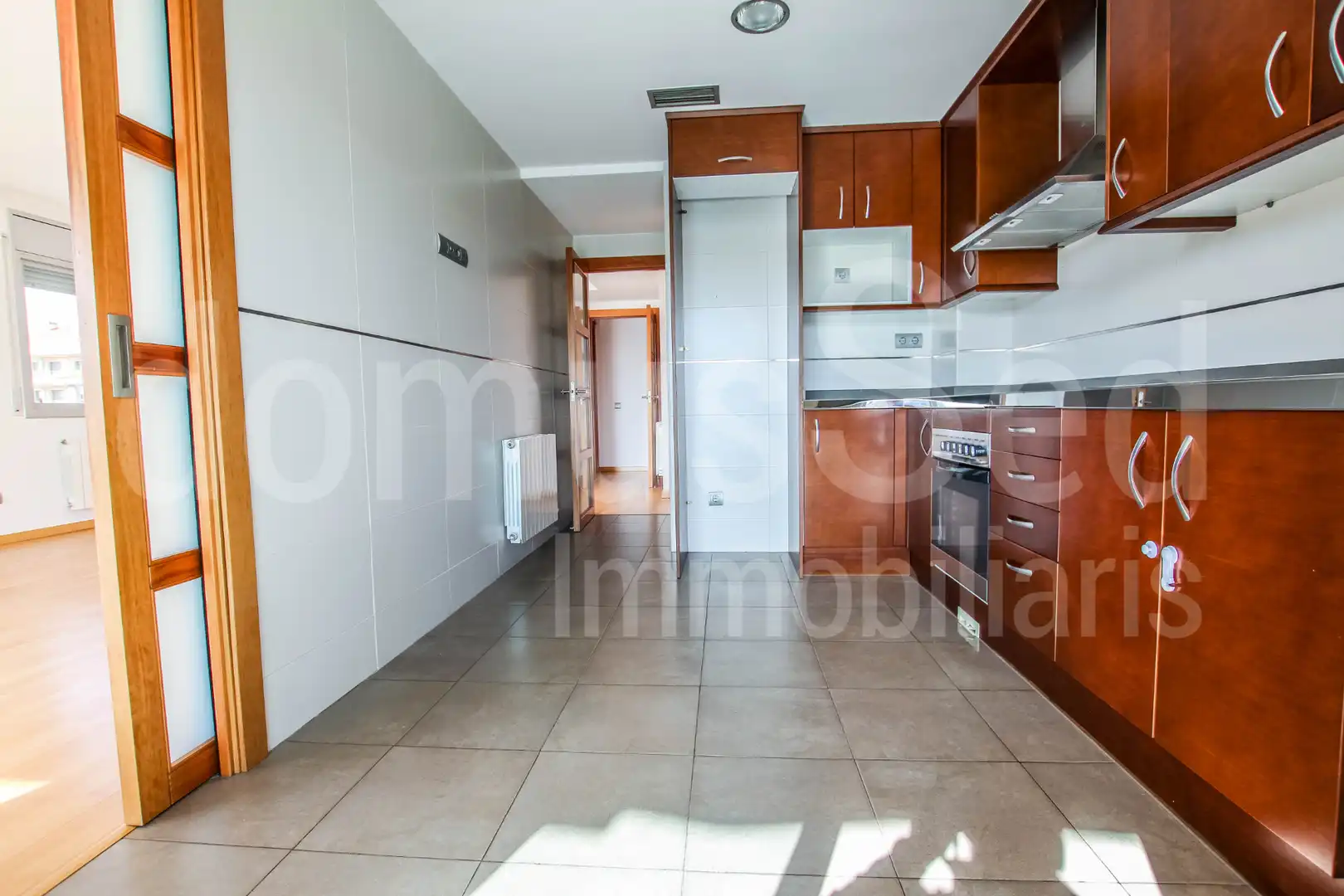 Cocina de Piso de alquiler en El Masnou con Aire acondicionado, Calefacción y Parquet