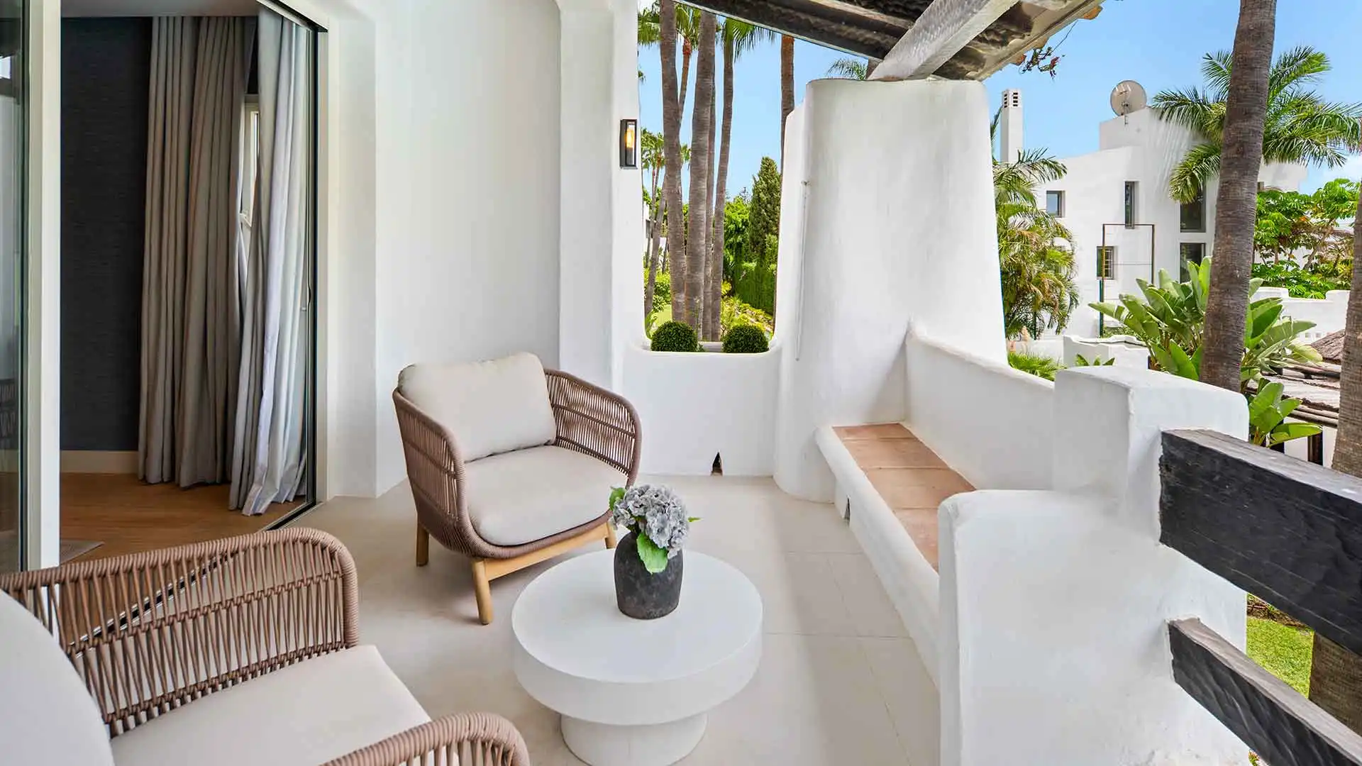 Terraza de Apartamento en venta en Marbella con Aire acondicionado, Terraza y Piscina