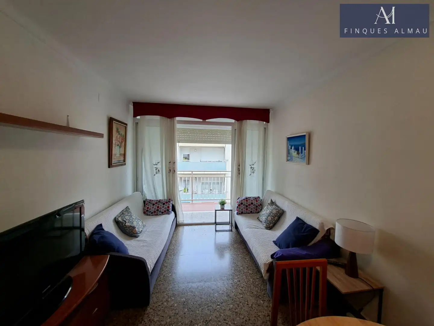 Living room of Flat for sale in Sant Pere de Ribes  with Terrace, Storage room and Furnished