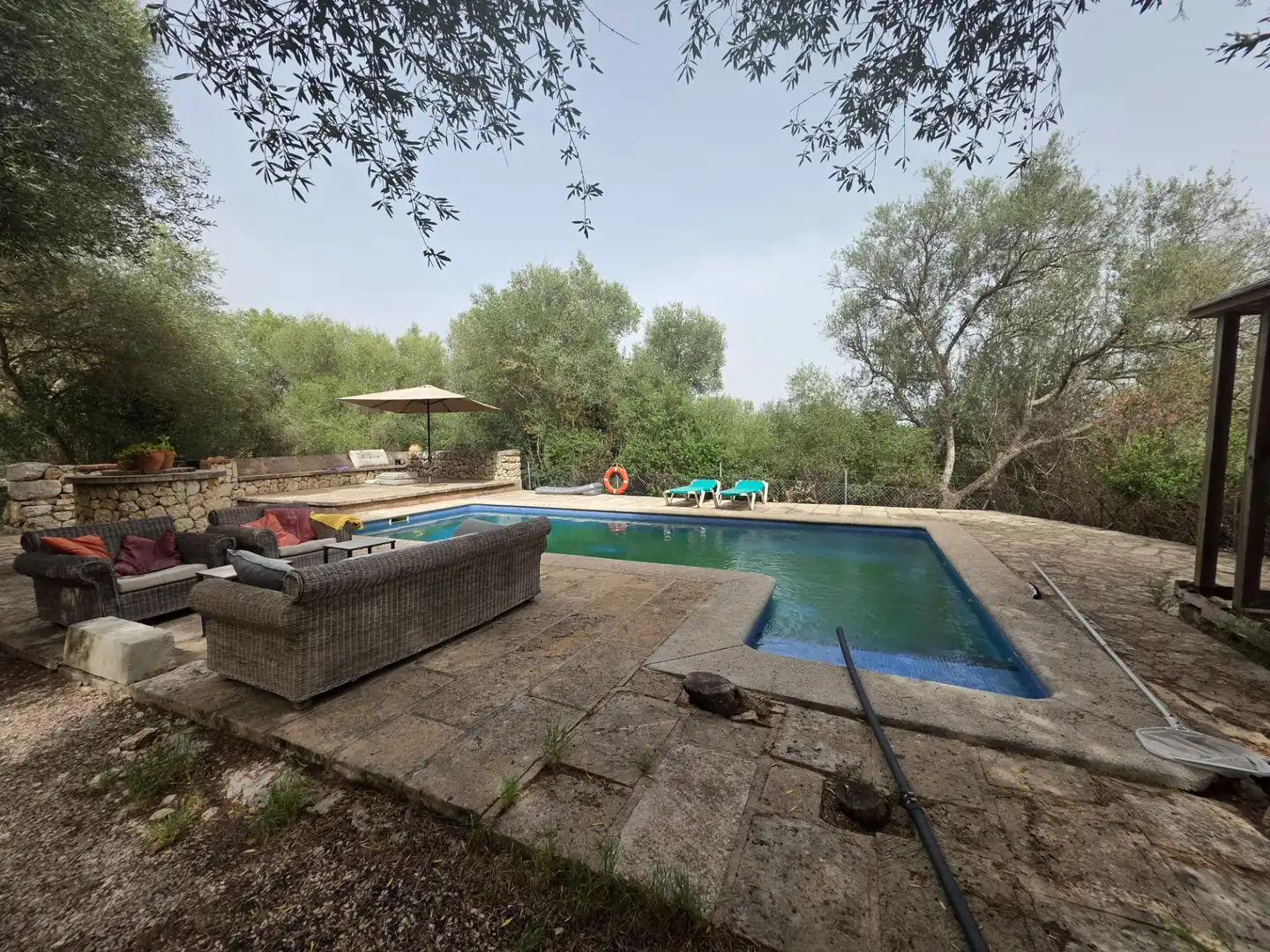 Swimming pool of Country homes for rent in Alaior  with Private garden, Terrace and Swimming Pool