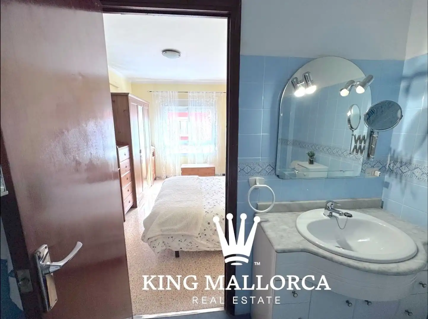 Bedroom of Flat for sale in  Palma de Mallorca  with Air Conditioner, Heating and Terrace