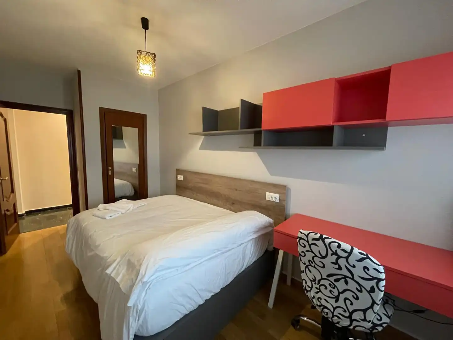 Bedroom of Flat for rent in Lugo  with Heating, Furnished and Oven