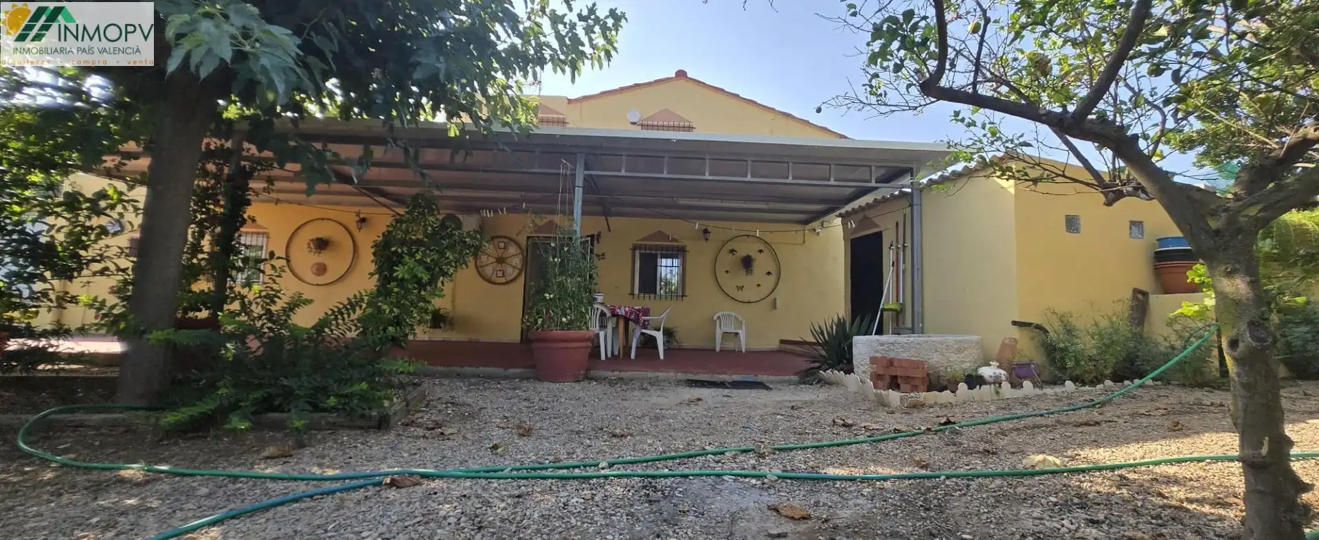 Vista exterior de Finca rústica en venda en Alcanar amb Aire condicionat, Jardí privat i Terrassa
