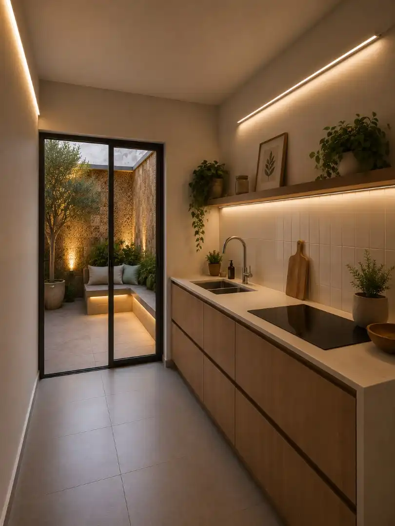 Cocina de Casa adosada en venta en Cartagena con Terraza, Trastero y Alarma