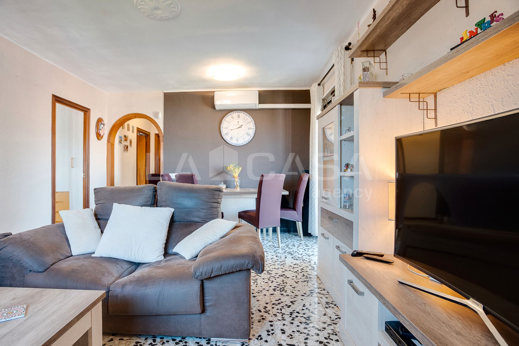 Living room of Flat for sale in Badalona  with Air Conditioner and Balcony