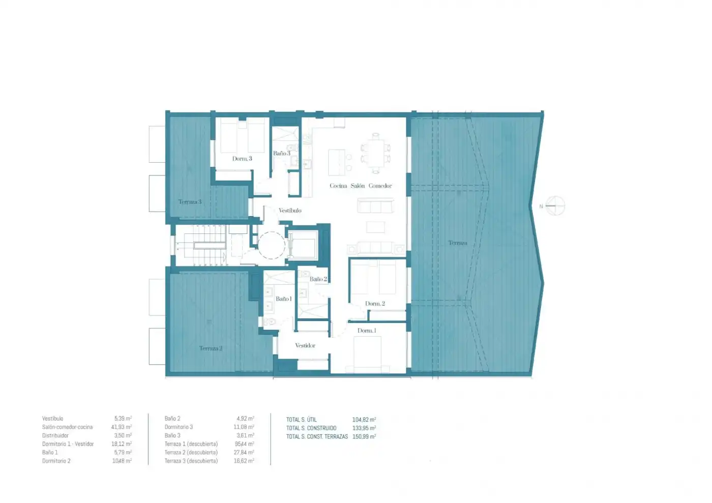 Ático con piscina en venta en Las Lagunas, imagen 5