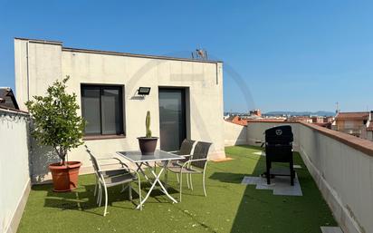 Terrace of Single-family semi-detached for sale in Terrassa  with Air Conditioner, Heating and Parquet flooring