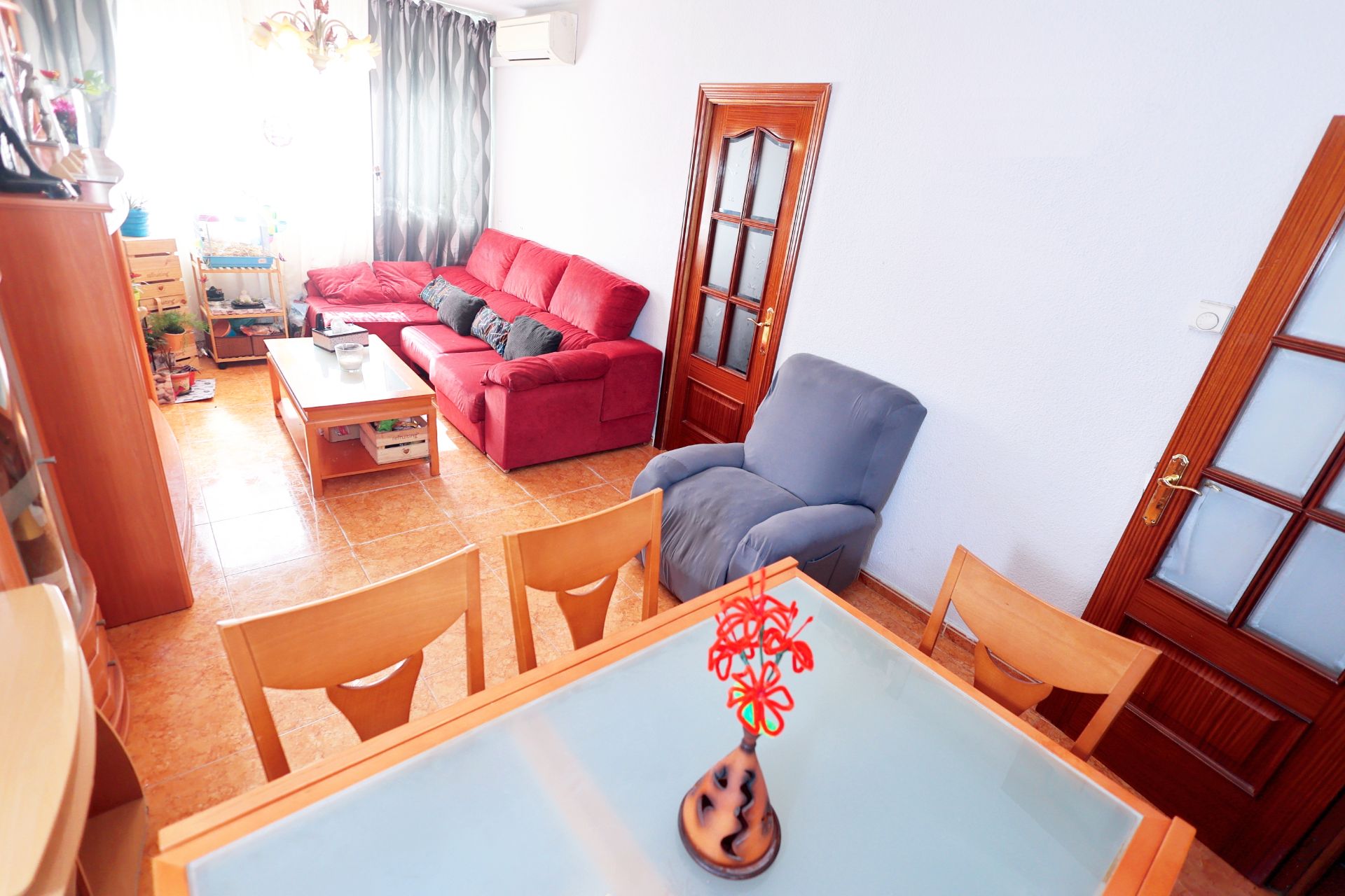 Sala d'estar de Pis en venda en Mejorada del Campo amb Aire condicionat i Calefacció