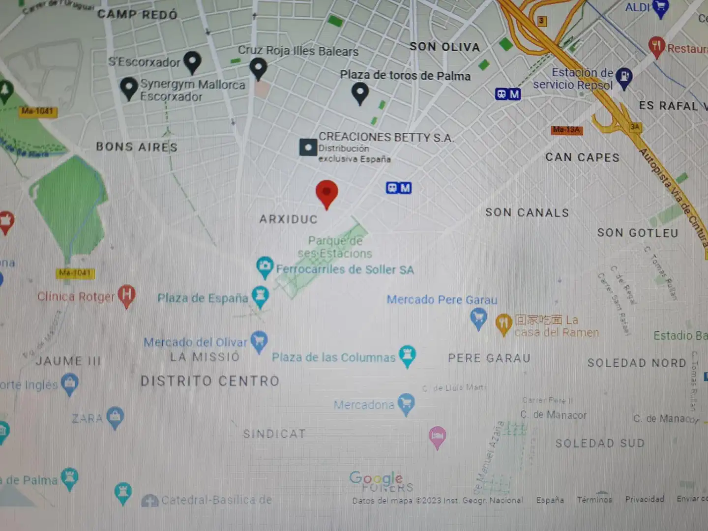 Vista exterior de Local en venta en  Palma de Mallorca