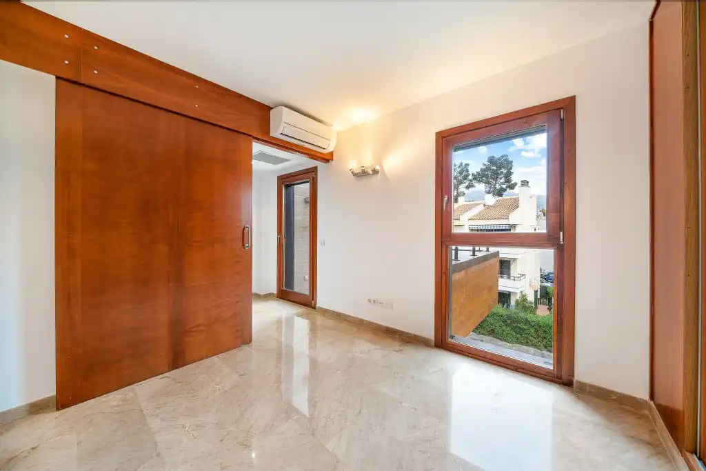 Bedroom of Apartments for sale in Pollença  with Air Conditioner, Terrace and Community pool