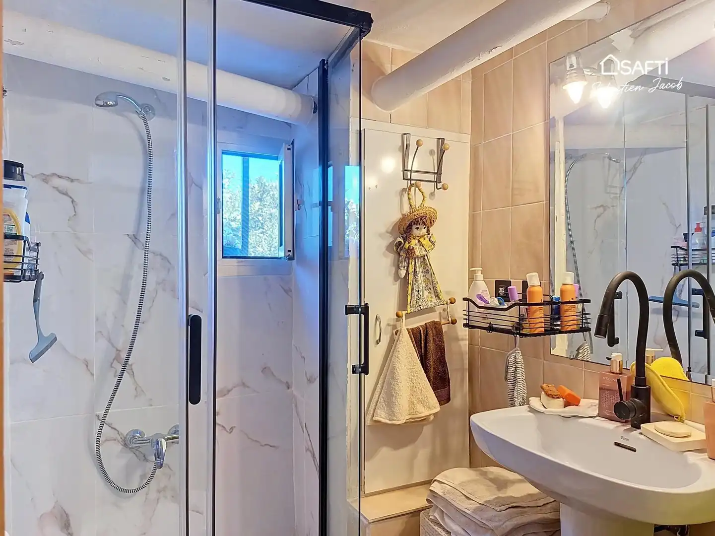 Baño de Finca rústica en venta en Oliva con Calefacción, Terraza y Piscina