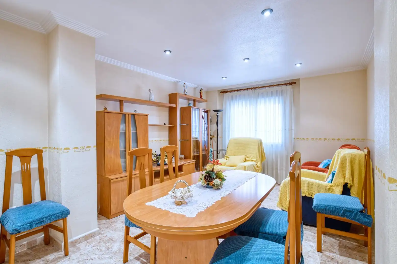 Dining room of Flat for sale in Aspe  with Air Conditioner, Terrace and Storage room