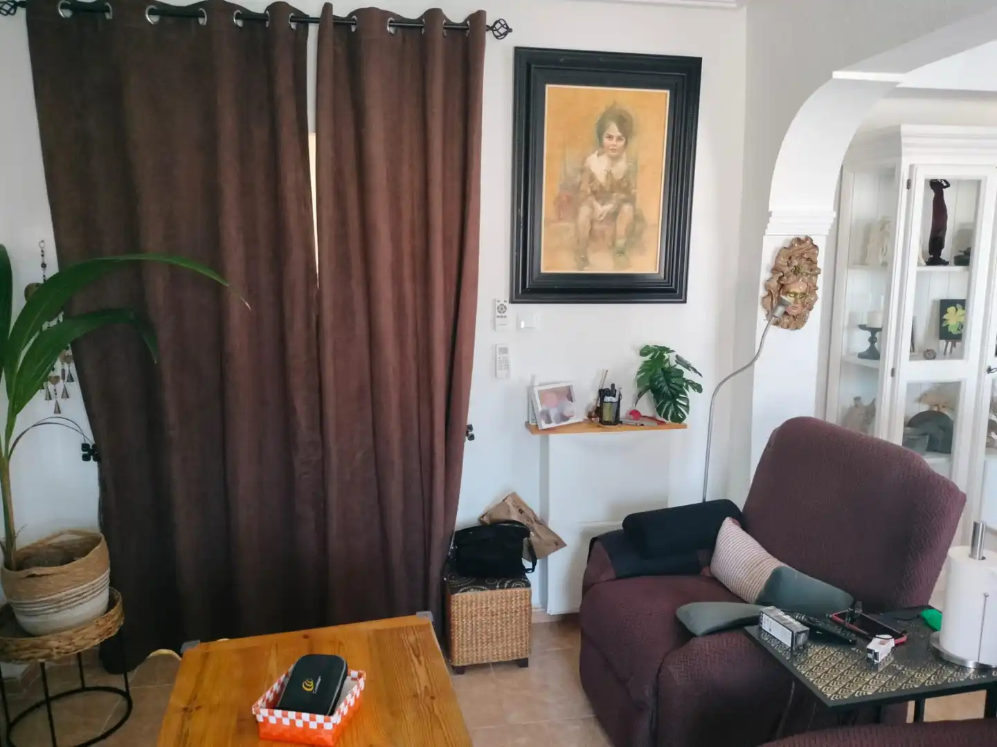 Sala d'estar de Pis en venda en Cartagena amb Aire condicionat, Terrassa i Moblat