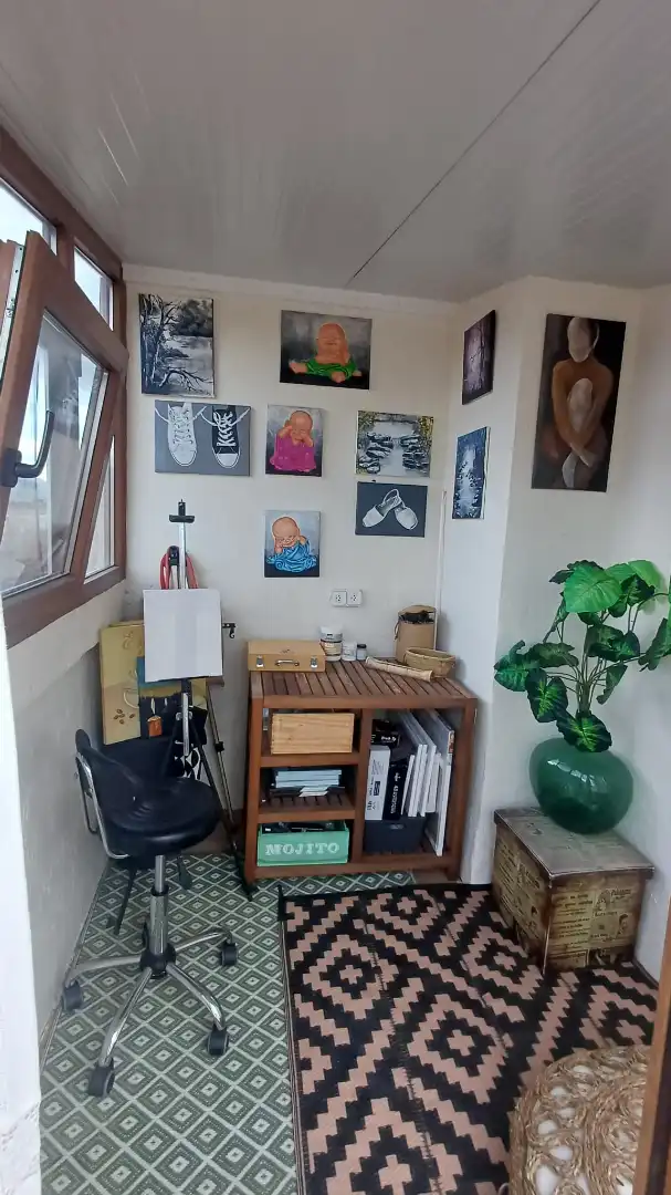 Sala d'estar de Dúplex en venda en  Palma de Mallorca amb Aire condicionat, Calefacció i Parquet