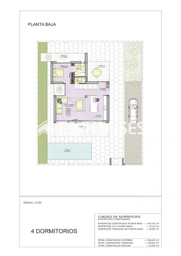 Chalet con terraza en venta en Orihuela Costa, imagen 9