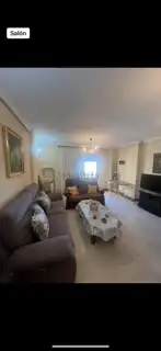 Sala d'estar de Pis de lloguer en Benalmádena amb Aire condicionat, Terrassa i Traster