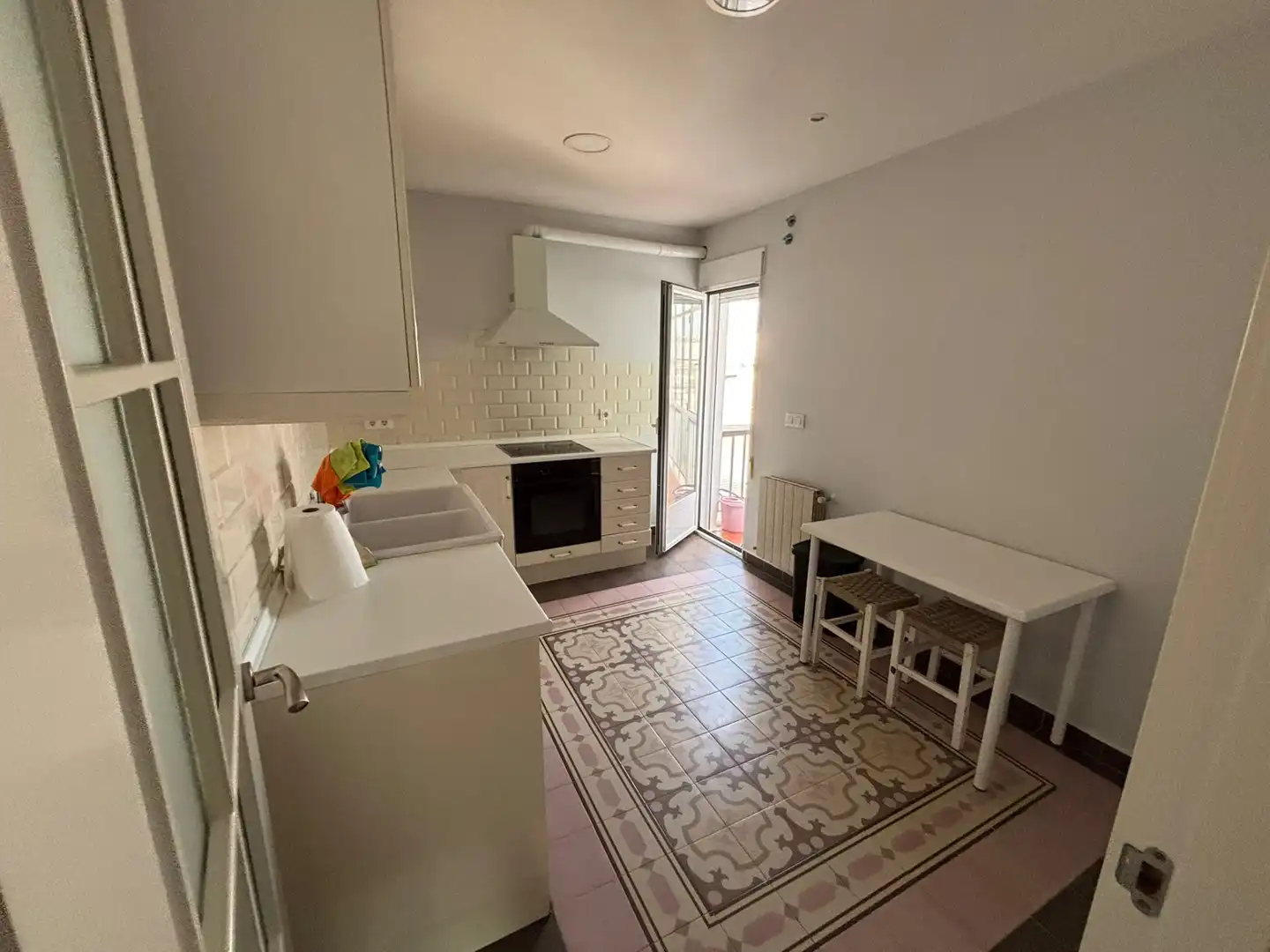 Kitchen of Flat for rent in Ciudad Real  with Heating, Terrace and Furnished