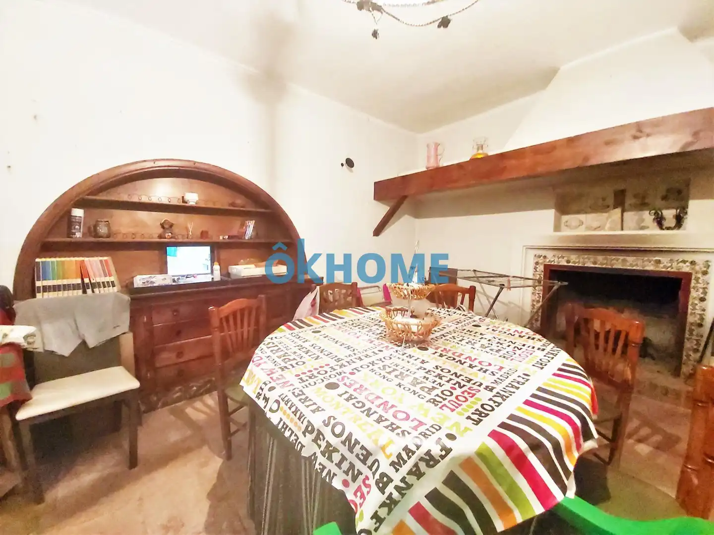 Comedor de Finca rústica en venta en Náquera con Jardín privado, Terraza y Piscina