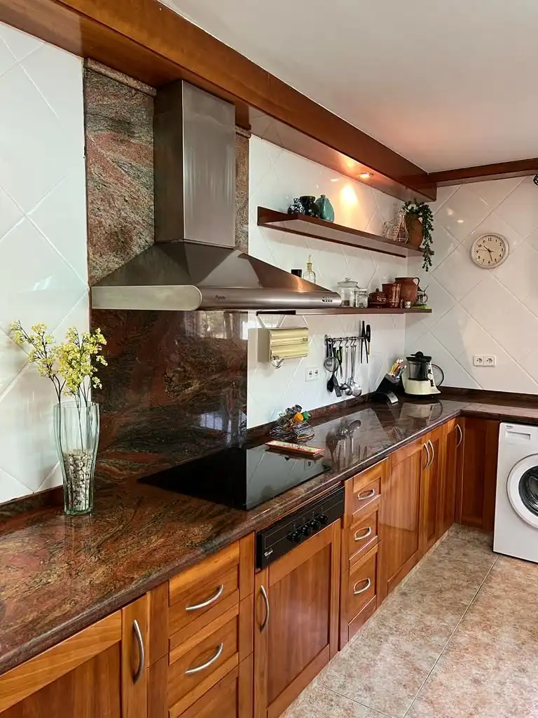 Cocina de Casa o chalet en venta en Calonge i Sant Antoni con Calefacción, Jardín privado y Piscina