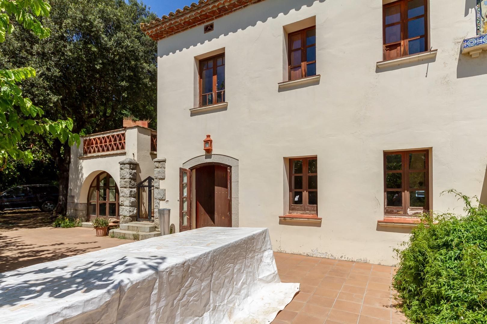 Vista exterior de Finca rústica en venta en Òrrius con Jardín privado, Terraza y Trastero